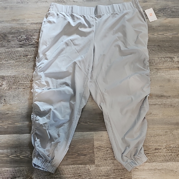 ZELOS Pants - ZELOS Womens Gray Jogger Lightweight Athletic Wear Size 4X